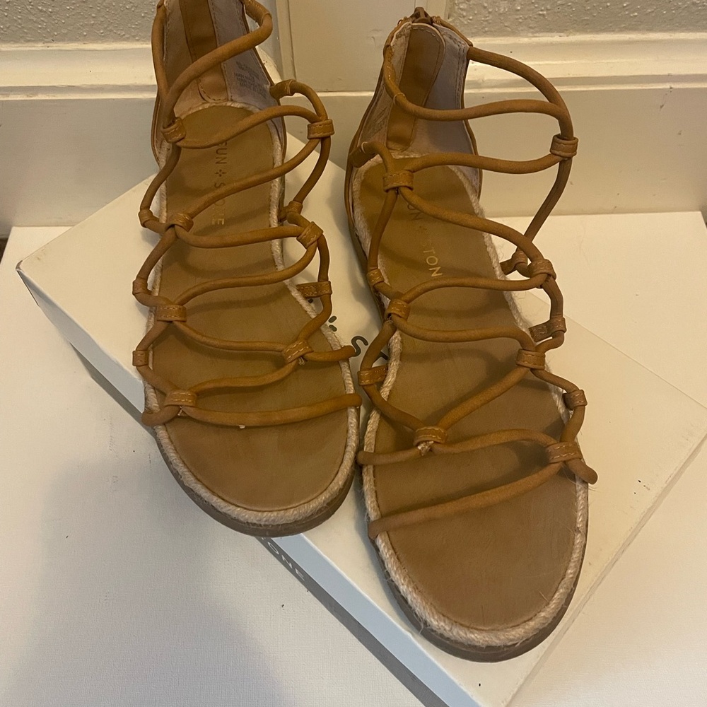 Sun Stone strappy sandal